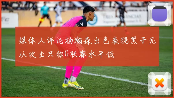媒体人评论杨瀚森出色表现黑子无从攻击只称G联赛水平低