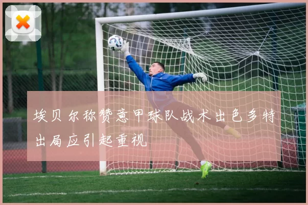 埃贝尔称赞意甲球队战术出色多特出局应引起重视
